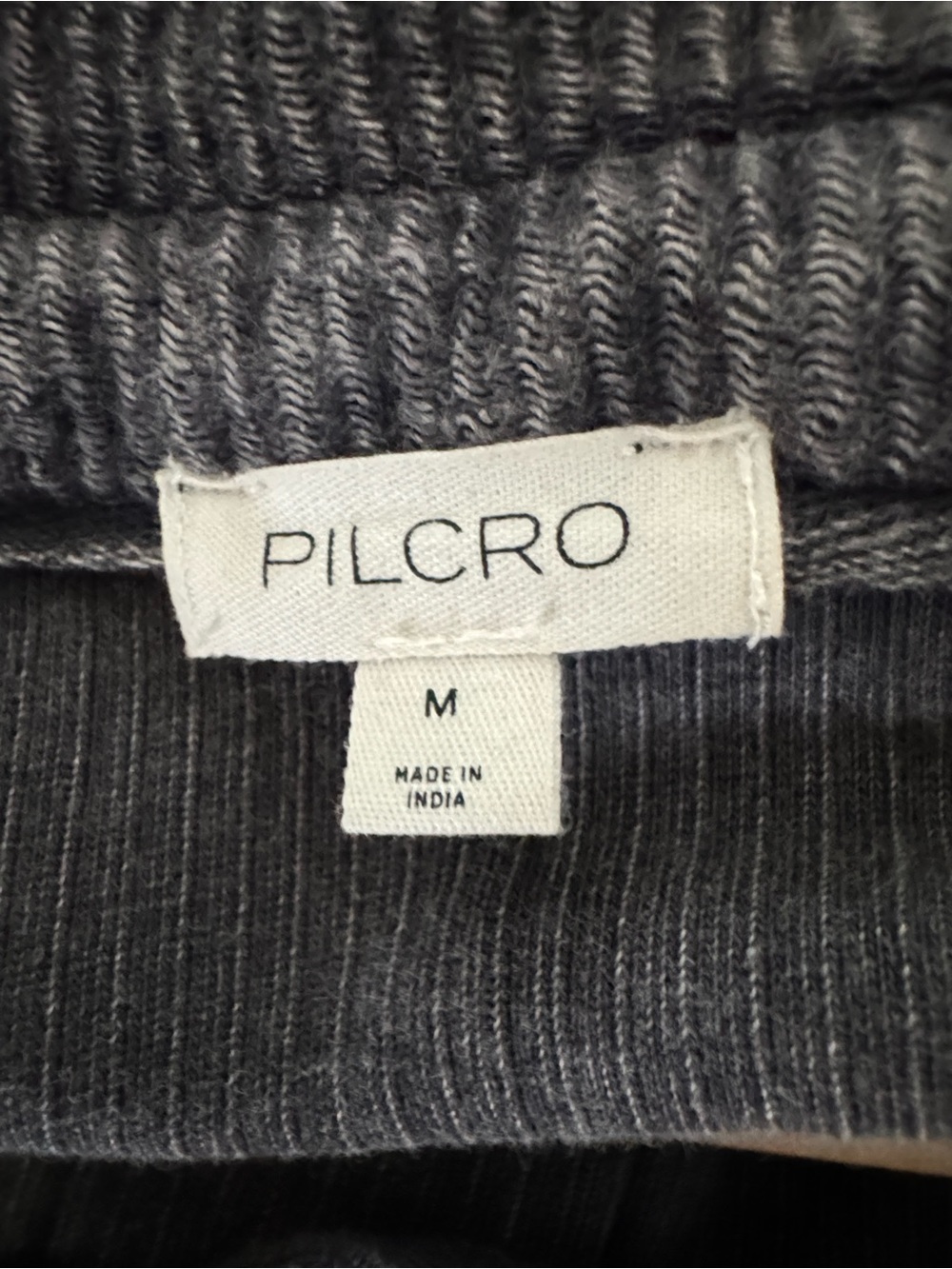 Pilcro Long Dark Gray Button-Front Jacket - Picture 4 of 9